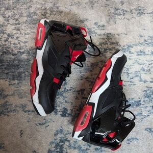 Nike Jordan Flight Club 91 kids size 7 boys, Red/Black